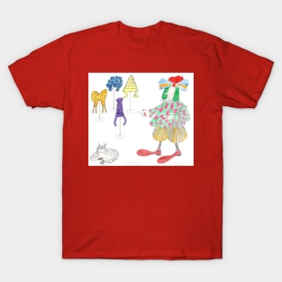 MadCatWoman Does Pantomime Cinderella Ugly Sister T-Shirt